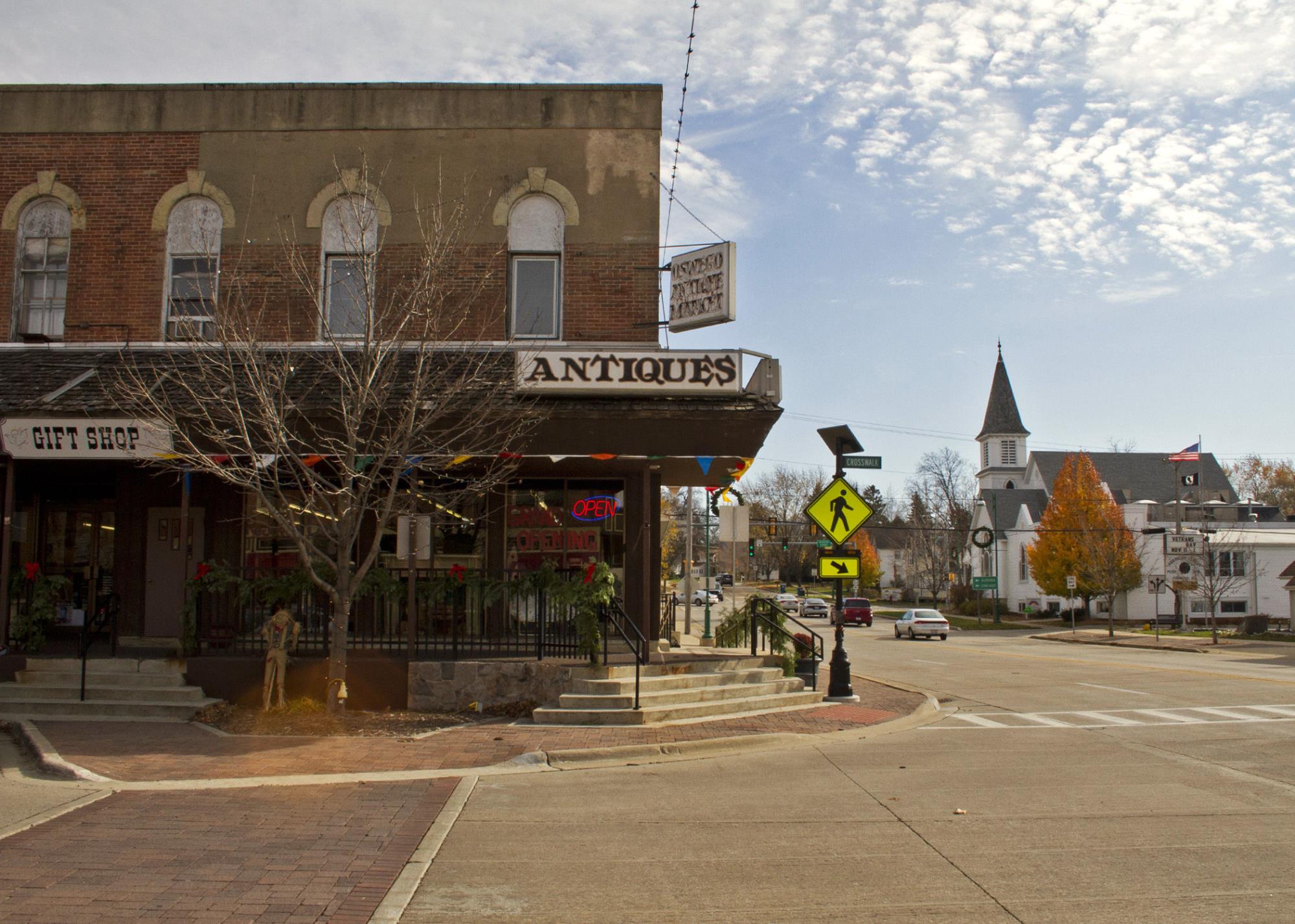 Main Street and Washington Street