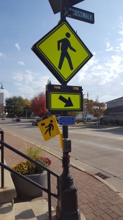 Pedestrian flag